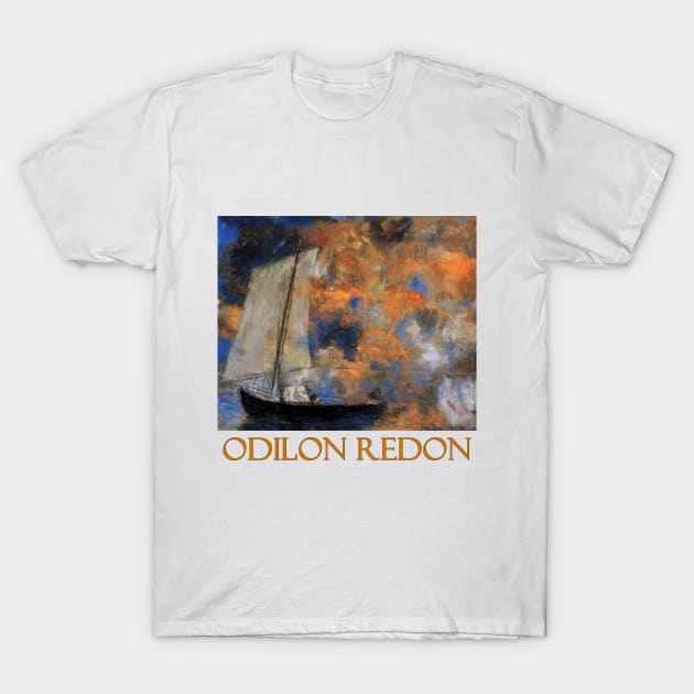 Flower Clouds by Odilon Redon T-Shirt by Naves